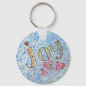 Inspirerend Word "Joy"-Sleutelhanger Sleutelhanger (Voorkant)