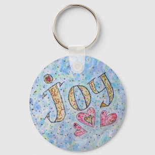 Inspirerend Word "Joy"-Sleutelhanger Sleutelhanger