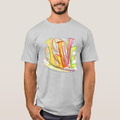 Inspirerend Word Live Art Tye Dye Shirt (Voorkant)