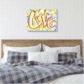 Inspirerend Word Love Art Canvas Afdrukken (Insitu (Slaapkamer))