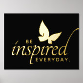 Inspirerend worden geïnspireerd elke dag een boter folie afdrukken (Voorkant)