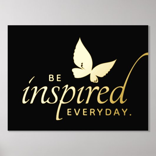 Inspirerend worden geïnspireerd elke dag een boter folie afdrukken (Voorkant)