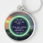 Inspirerend woud sleutelhanger (Voorkant)