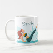 Inspirerend Yoga Liefhebber Gift -  Koffiemok (Links)