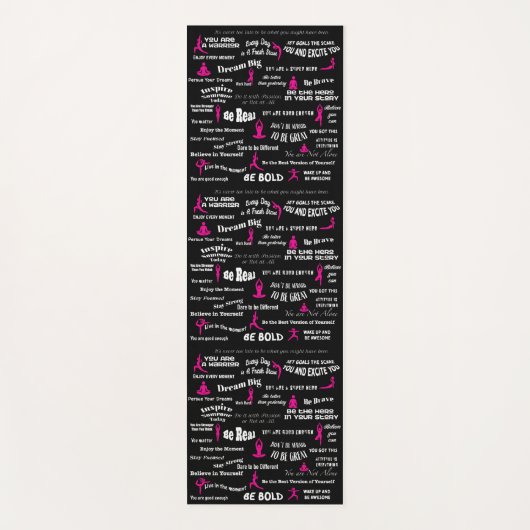 Inspirerend Yoga Mat (Voorkant)