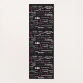 Inspirerend Yoga Mat (Achterkant)