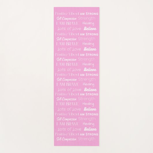 Inspirerend Yoga Mat (Voorkant)