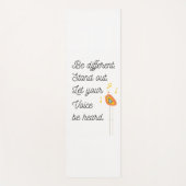 Inspirerend Yoga Mat (Voorkant)