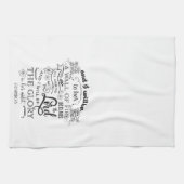 Inspirerend Zechariah 2:5 De glorie Theedoek (Horizontaal)