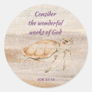 Inspirerend Zee Schroef Dierlijk  van het Citaat v Ronde Sticker