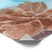 Inspirerend Zee voor Waterverf Poster (Hoek)