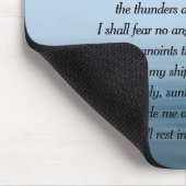 Inspirerend zeemansvers met zeilboot muismat (Hoek)