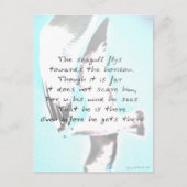 Inspirerend zeemeeuw briefkaart (Voorkant)