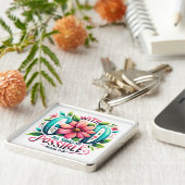 Inspirerend zelfliefde sleutelhanger (Zijkant)