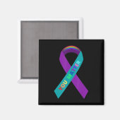 Inspirerend zelfmoordbewustwording LGBTQ C Magneet (Voorkant / Achterkant)