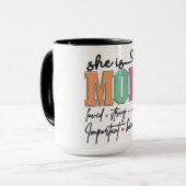 Inspirerend Zij Is Moeder Mok (Voorkant links)