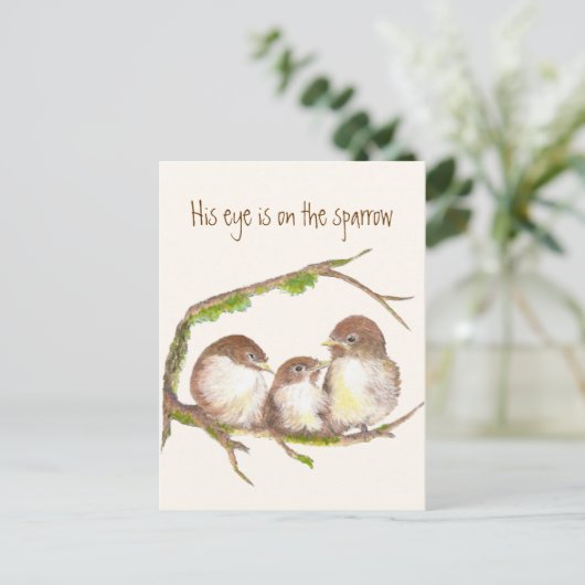 Inspirerend Zijne Oogst staat op de loer. Briefkaart (Staand voorkant)