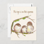 Inspirerend Zijne Oogst staat op de loer. Briefkaart (Voorkant / Achterkant)