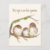 Inspirerend Zijne Oogst staat op de loer. Briefkaart (Voorkant)