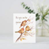 Inspirerend Zijne Oogst staat op de loer. Briefkaart (Staand voorkant)