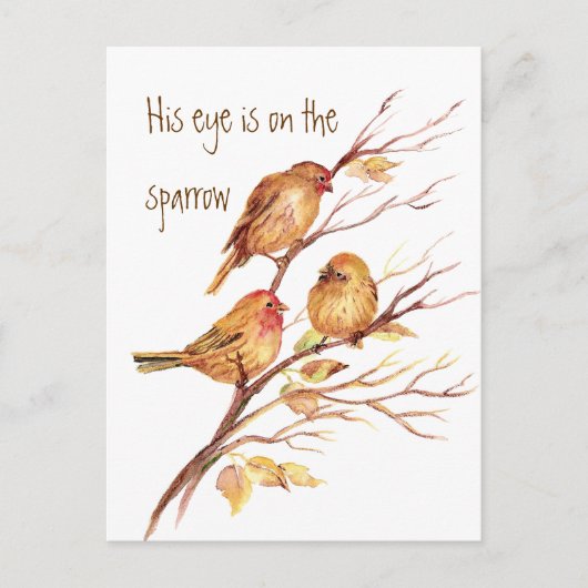 Inspirerend Zijne Oogst staat op de loer. Briefkaart (Voorkant)