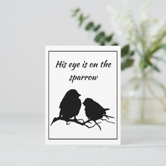 Inspirerend Zijne Oogst staat op de loer. Briefkaart (Staand voorkant)