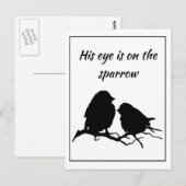 Inspirerend Zijne Oogst staat op de loer. Briefkaart (Voorkant / Achterkant)