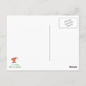 Inspirerend Zijne Oogst staat op de loer. Briefkaart (Achterkant)