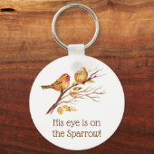 Inspirerend Zijne Oogst staat op het reservelijbil Sleutelhanger (Voorkant)