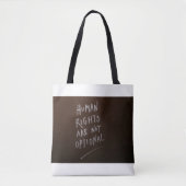 Inspirerend zin Canvas tas (Voorkant)