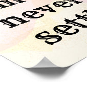 inspirerend zin poster (Hoek)