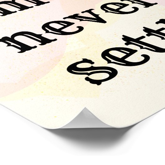 inspirerend zin poster (Hoek)