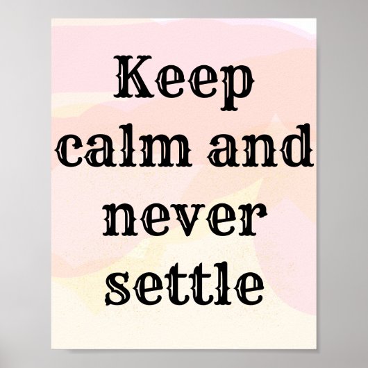 inspirerend zin poster (Voorkant)