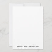 Inspirerend zin - wiet - wensnota Kaart (Achterkant)