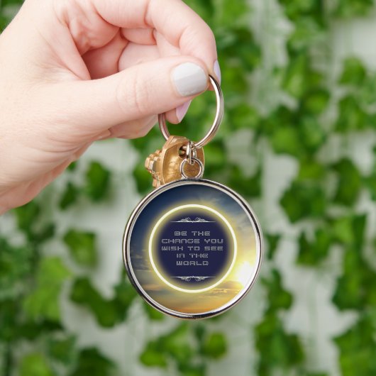 Inspirerend zon sleutelhanger (Hand)