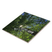 Inspirerend zonneboom Er is altijd hoop Tegeltje (Zijkant)