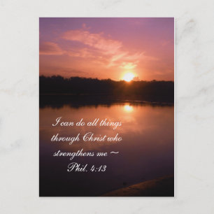 Inspirerend zonsopgang briefkaart
