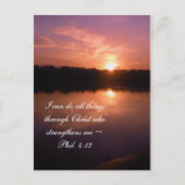 Inspirerend zonsopgang briefkaart (Voorkant)