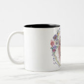 Inspirerend zusje Quote Two-Tone Koffee Mok (Links)