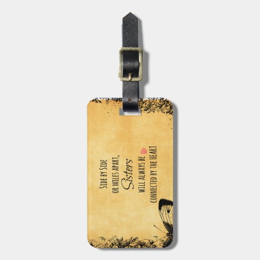 Inspirerend zuster Quote Bagagelabel (Voorkant verticaal)