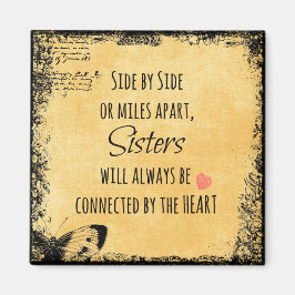 Inspirerend zuster Quote Magneet