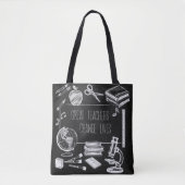 Inspirerend zwarte basisschoolleraar tote bag (Voorkant)