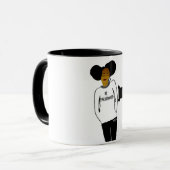 Inspirerend zwarte-geschiedenismaand mok (Voorkant links)