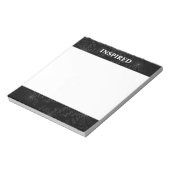 Inspirerende Abstracte Zakelijke Notitieblok (Linkerzijde)