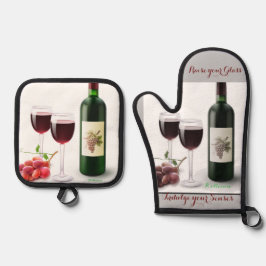 Inspirerende acryl Onderzetters Ovenwant & Pannenlap Set