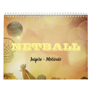 Inspirerende Afbeeldingen en Citaten Netball Kalender