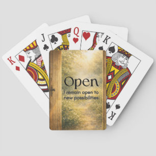 Inspirerende Affirmatie, Motiverende Pokerkaart Pokerkaarten