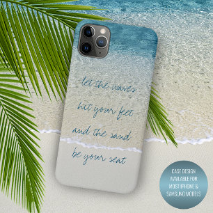 Inspirerende Aqua Turquoise Surf Golven Foto Case-Mate iPhone Case