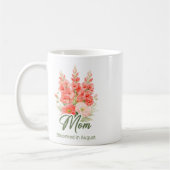 Inspirerende augustus geboortebloem Moeder Wrap Koffiemok (Links)