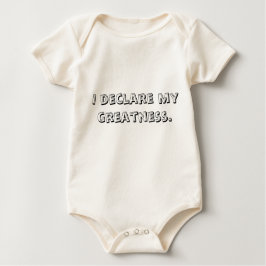 Inspirerende Baby Creeper van het Citaat Romper